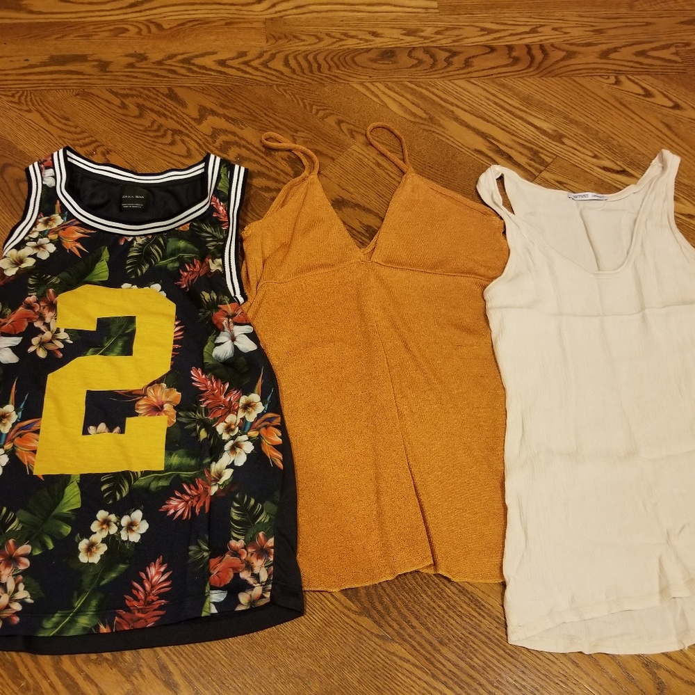 zara tank tops